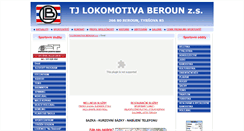 Desktop Screenshot of lokomotivaberoun.cz
