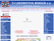 Tablet Screenshot of lokomotivaberoun.cz